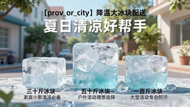 佛山降温大冰块配送 夏日清凉好帮手